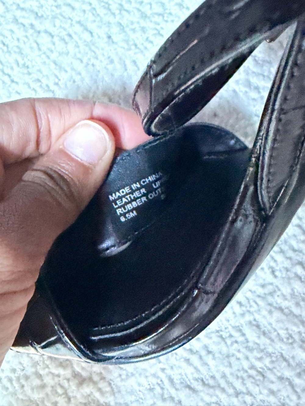 Michael Kors Black Croc-Effect Strappy Heel Sandals - Picture 3 of 7